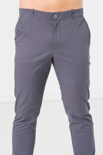 Pantalon lung casual barbati grey L