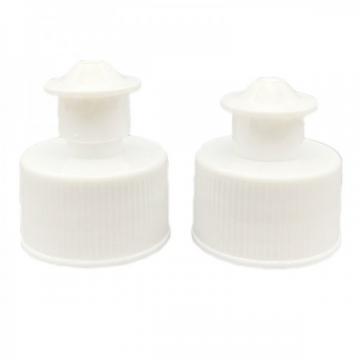 Capac plastic, F28mm, push pull, alb de la Practic Online Packaging S.R.L.