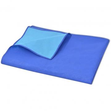 Patura pentru picnic, albastru si bleu, 150 x 200 cm de la VidaXL
