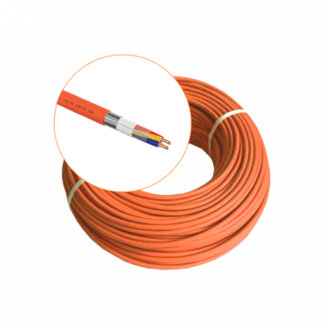 Cablu incendiu JE-H(St)H FE 180 E30 E90, 2x2x08 ecranat, 100