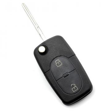 Carcasa cheie briceag Audi, cu 2 butoane