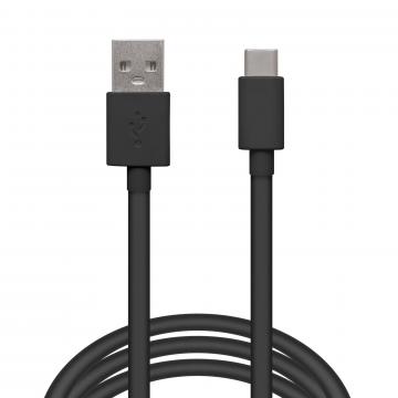 Cablu de date - USB -C - negru - 2m de la Rykdom Trade Srl