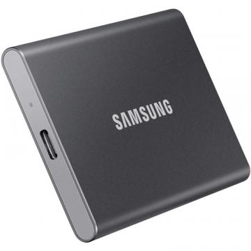 SSD extern Samsung T7 Touch portabil, 500GB, USB 3.1, Gray de la Etoc Online