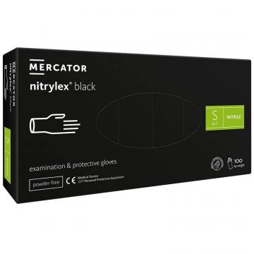 Manusi nitril negre Mercator Nitrylex S de la Geoterm Office Group Srl