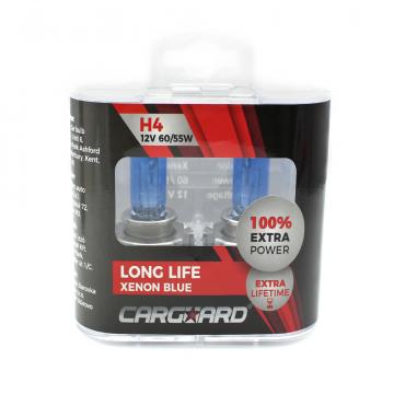 Set de 2 becuri halogen H4 + 100% intensitate - Long Life