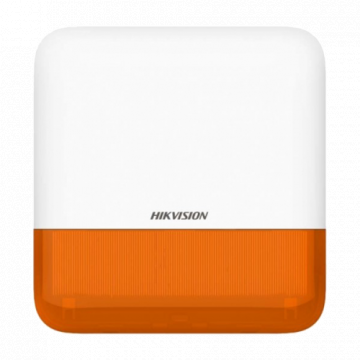Sirena wireless Ax Pro de exterior cu flash, led portocaliu