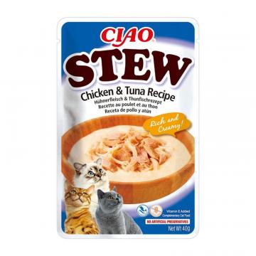 Hrana umeda pisici plic Stew reteta de pui&ton 40 g