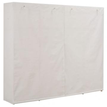 Sifonier, alb, 200 x 40 x 170 cm, material textil