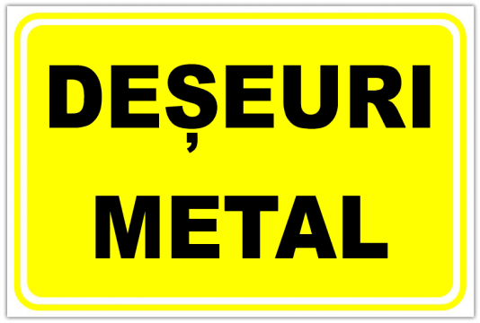 Indicator pentru deseuri metal