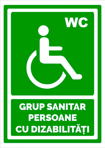 Indicator verde grup sanitar persoane cu dizabilitati