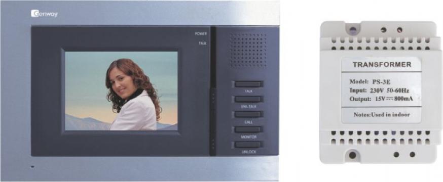 Monitor videointerfon Genway FS7V 3.5 inch de la Big It Solutions