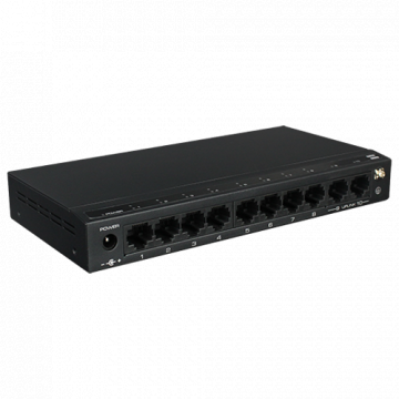 Switch 8 porturi PoE, 2 port uplink, 120W - Utepo SF10P-FHM de la Big It Solutions