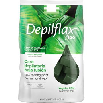 Ceara elastica 1kg refolosibila Verde - Depilflax