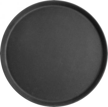 Tava neagra rotunda pentru servire 40 cm