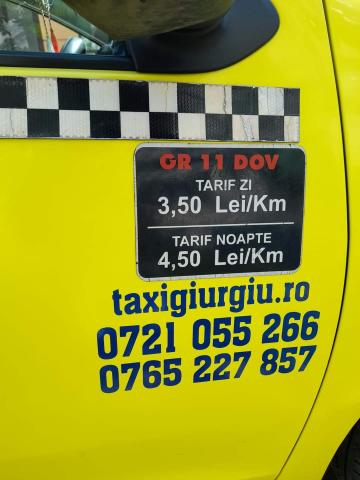 Serviciu taxi Giurgiu Ruse