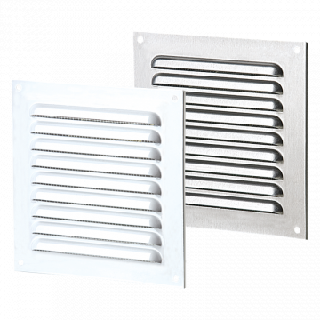 Grila ventilatie Metal bended grille MVMPO 100*300 s A white