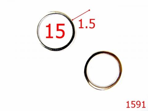 Inel O 15 mm/nikel 15 mm 1.5 nichel AF27 1591 de la Metalo Plast Niculae & Co S.n.c.