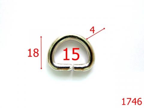 Inel D 15 mm/nikel 15 mm 4 nichel 7H1 3G6 AA11 1746