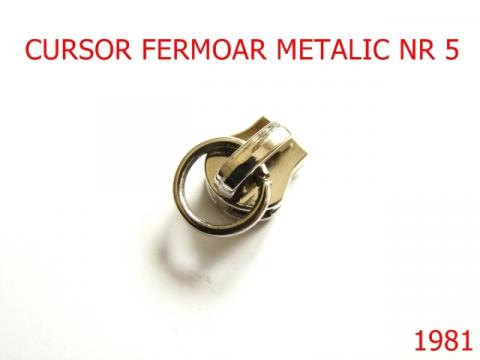 Cursor fermoar metalic nr.5/nikel 1981 de la Metalo Plast Niculae & Co S.n.c.