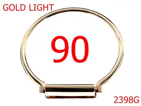 Maner 90 mm gold light 2398G de la Metalo Plast Niculae & Co S.n.c.