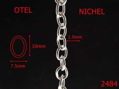 Lant otel nichel 7.5mmx1.5mm 7.5 mm 1.5 nichel 7H6 2484 de la Metalo Plast Niculae & Co S.n.c.