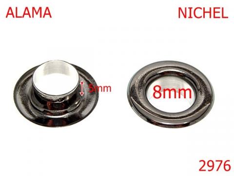Ochet inoxidabil 8 mm nichel 2976 de la Metalo Plast Niculae & Co S.n.c.