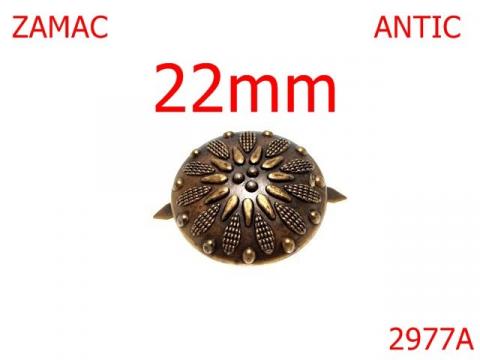 Ornament 22 mm antic 15A6 k41/L44/L43 2977A