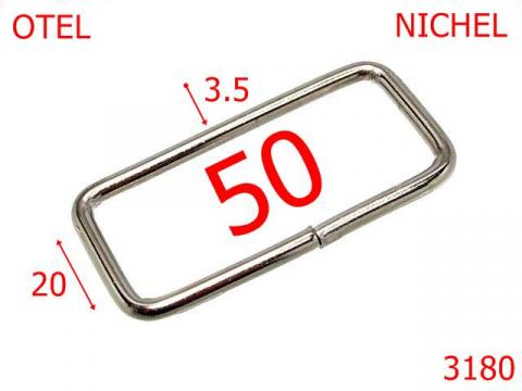 Inel dreptunghiular 50 mm 3.5 nichel 3H5 3180 de la Metalo Plast Niculae & Co S.n.c.