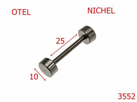 Haltera 25 mm nichel 11A2 7H3 3552 de la Metalo Plast Niculae & Co S.n.c.