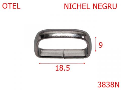 Trecere pafta 18.5 mm nichel negru 1B6 3838N de la Metalo Plast Niculae & Co S.n.c.