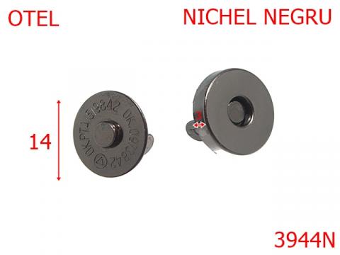 Magnet 14 mm 3 nichel negru 15B1 3944N