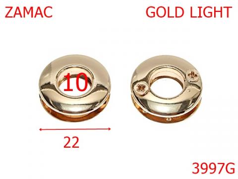 Ochet 10 mm gold light 2G6 3997G de la Metalo Plast Niculae & Co S.n.c.
