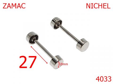 Galtera 27 mm nichel 4033 de la Metalo Plast Niculae & Co S.n.c.