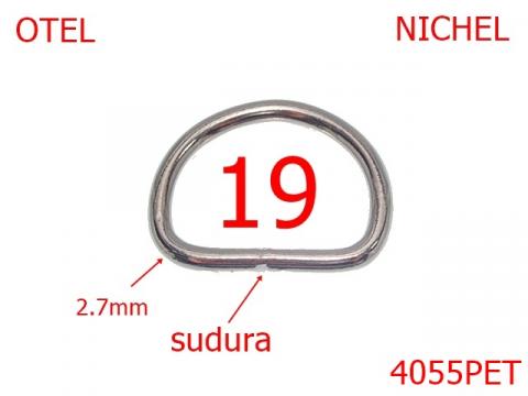 Inel D sudat 19 mm 2.7 nichel AN9, 4055PET de la Metalo Plast Niculae & Co S.n.c.