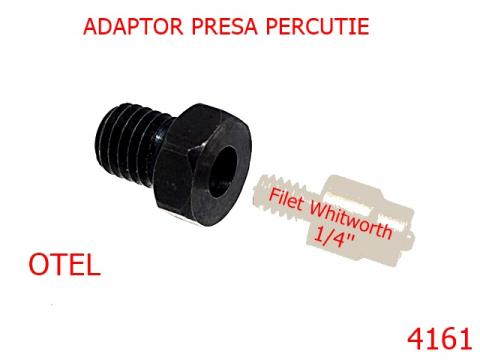 Adaptor dispozitive presa 1/4 Inch negru 4161 de la Metalo Plast Niculae & Co S.n.c.