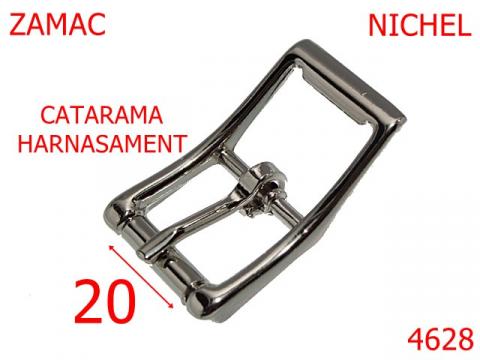 Catarama harnasament 20 mm zamac nichel 10C24 4628 de la Metalo Plast Niculae & Co S.n.c.