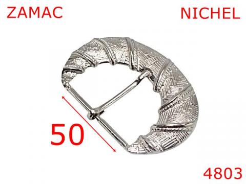 Catarama cordon dama 50 mm zamac nichel 6i3 4803 de la Metalo Plast Niculae & Co S.n.c.