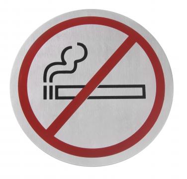 Semn Fumatul interzis, otel inoxidabil