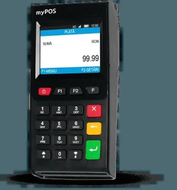 Terminal portabil POS MyPOS GO - accepta plati cu cardul de la Vending Master Srl