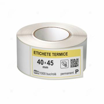 Etichete in rola, termice 40 x 45 mm, 1000 etichete/rola de la Label Print Srl
