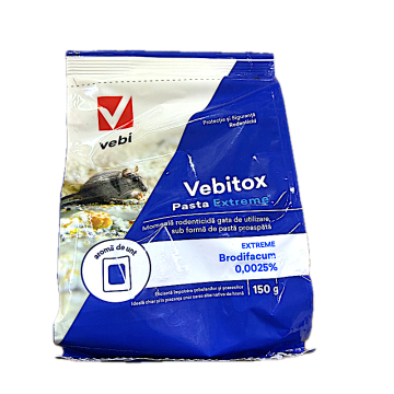 Raticid Vebitox Pasta Extreme 150 gr, Vebi de la Loredo Srl
