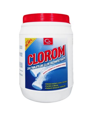 Dezinfectant clorigen Clorom - 200 tablete de la Medaz Life Consum Srl