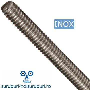 Tija filetata inox M6 x 1 metru de la Marisim Total Instal Srl