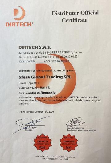 Emitatoare cu infrarosu Dirtech de la Sfera Global Trading Srl