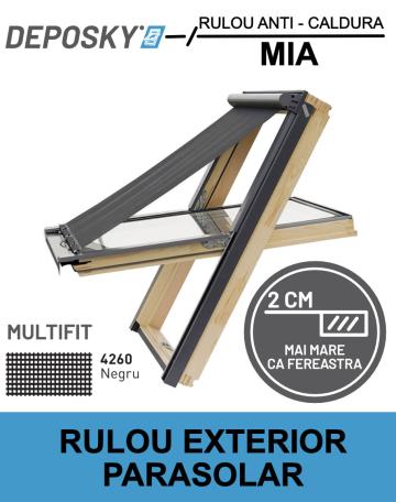 Rulou exterior parasolar pentru ferestre Deposky Mia