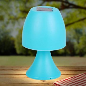 Lampa solara veioza 19 cm, bleu de la Plasma Trade Srl (happymax.ro)