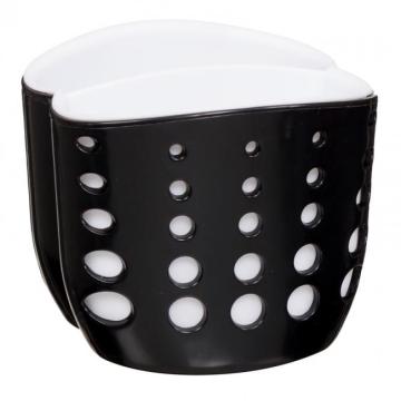 Suport burete vase bucatarie bicolor negru-alb de la Plasma Trade Srl (happymax.ro)