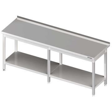 Masa inox cu polita 2300x700x850 mm de la Fimax Trading Srl