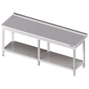 Masa inox cu polita 2600x700x850 mm de la Fimax Trading Srl