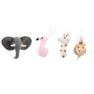 Jucarie Childhome - Set de 4 animalute din felt